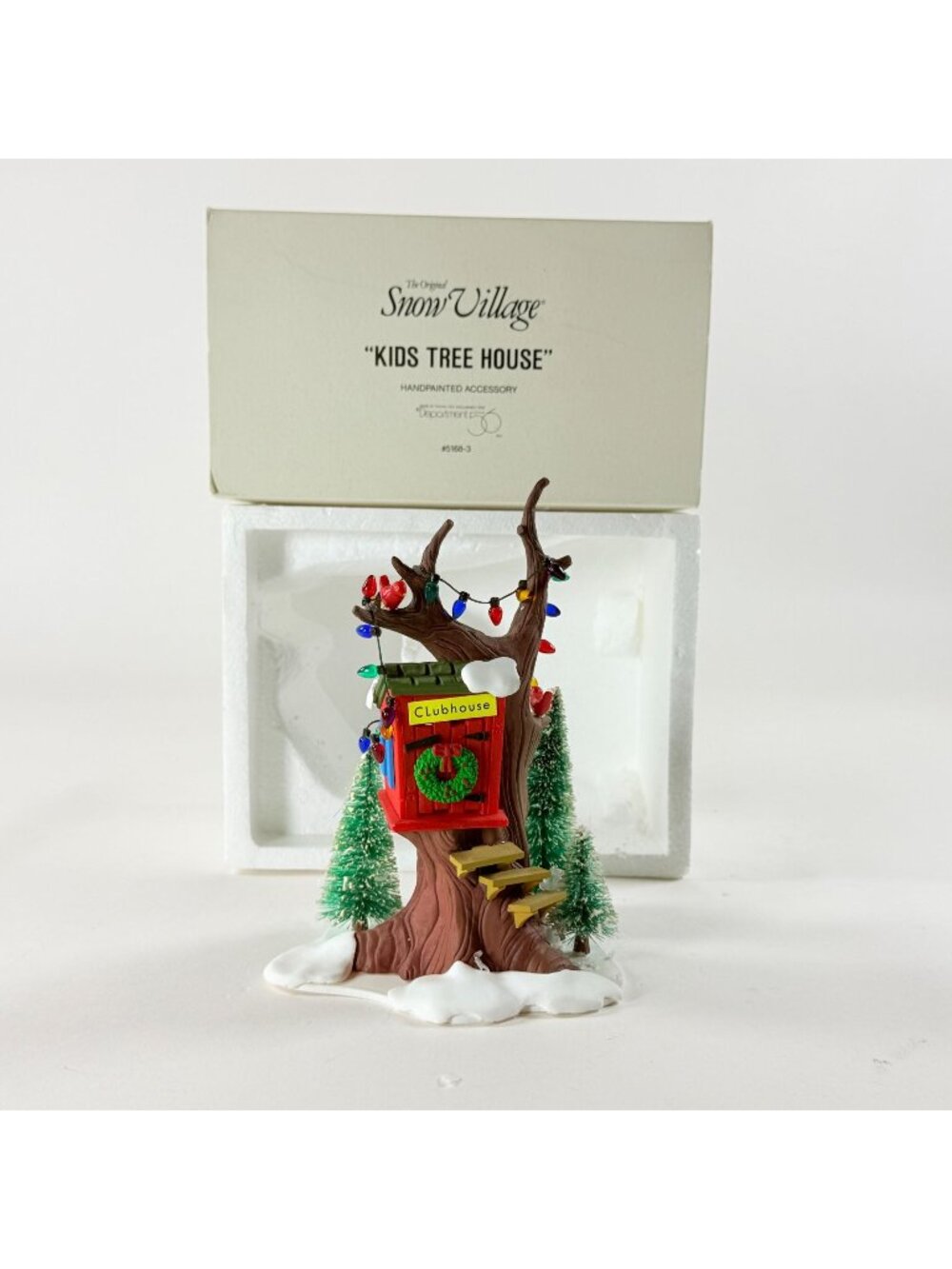 Department 56 Snow Village Kids Tree House 51683 Holiday Decor